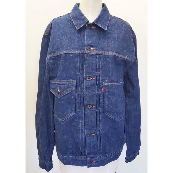 Levi's Mens Rare Limited Edition Type II Denim Chore Repro Jacket XL - Picture 4 of 10